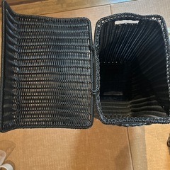    『ランドリーバスケット ブラック』の画像