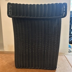    『ランドリーバスケット ブラック』の画像