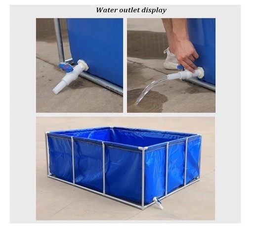 【新品未使用】プール池 大型水槽(2.5m×1.5m×1m)