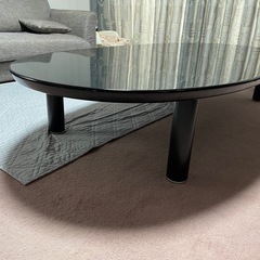 配達します！！【美品】  ローテーブル  ダイニングテーブル 座卓 円座卓の画像