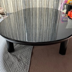 配達します！！【美品】  ローテーブル  ダイニングテーブル 座卓 円座卓の画像
