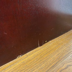 karimoku オールド カリモク キャビネット 木製 サイドボード ガラス扉付の画像