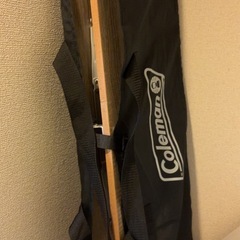 コールマン　フォールディングリビングテーブル90と折りたたみ椅子２個せっとセットの画像