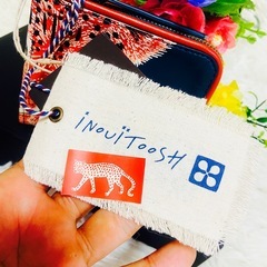 新品✨タグ付き✨INOUITOOSH✨イヌイトゥーシュ✨財布✨ヒョウ✨ウォレットの画像