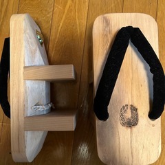 木製　高桐下駄の画像