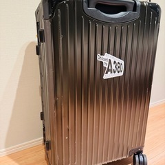 【定価3万円】アルミ ブラック スーツケース　キャリーバッグの画像