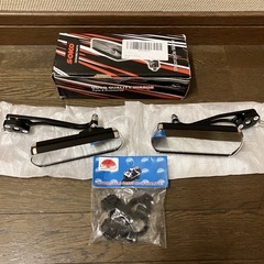 SOKO 左右オートバイ用バックミラー 298-2 黒色 20セットの画像