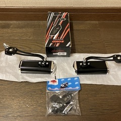 SOKO 左右オートバイ用バックミラー 298-2 黒色 20セットの画像