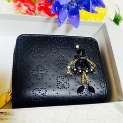 新品✨ANTEPRIMA✨アンテプリマ✨ビジュー✨財布✨ドール✨パンチング✨希少の画像