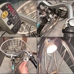 🚲電動アシスト自転車番号 26  Panasonic  大阪府内全域 配達無料  保管場所に引き取りに来て頂ける場合は値引きしますの画像