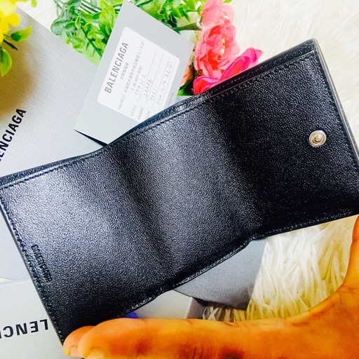 箱付き✨本革✨BALENCIAGA✨バレンシアガ✨財布✨迷彩✨カモフラ✨レザー✨
