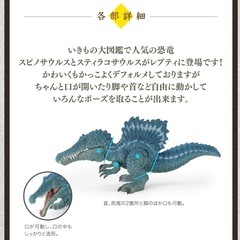 【未開封】いきもの大図鑑 レプティ 恐竜 02_3点セット_001の画像