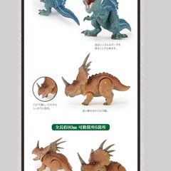 【未開封】いきもの大図鑑 レプティ 恐竜 02_3点セット_001の画像