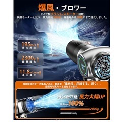 新品 洗車用　ブロワーの画像