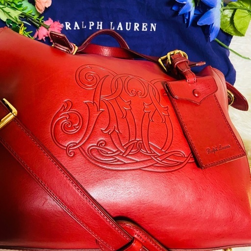 2way✨本革✨RALPH LAUREN✨ラルフローレン✨ショルダーバッグ✨貴重