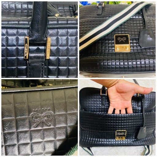 本革✨ANYA HINDMARCH✨アニヤハインドマーチ✨ショルダーバッグ✨