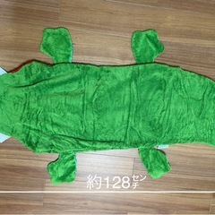 子供用着る毛布【ワニ？】の画像