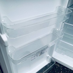 EJ1481番 TOHOTAIYO 2ドア冷凍冷蔵庫 TH-118L2-BKの画像