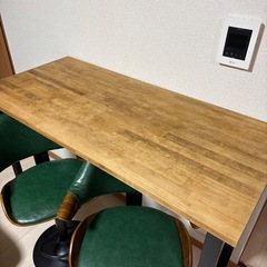 カウンターテーブル　カウンターチェア　セットの画像