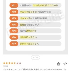 【⠀ムーン様  
】リュック型ペットキャリーの画像