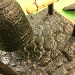 ⭐️鐘突き堂、鉄製、大型、程度良好品の画像