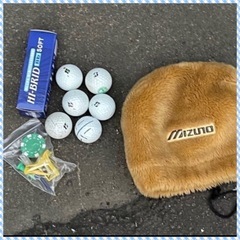 ミズノの男性用セット(Rフレックス) ウッドはドライバー2本にスプーン2本 アイアンは高性能のカーボンアイアン4-9、pw SwはクリーブランドのTourAction 60度のウェッジ パターはミズノの名器ツアースタイルのY304 Forged(prospec)の画像