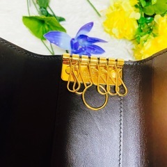 箱付き✨本革✨GUCCI✨グッチ✨キーケース✨カード入れ✨ブラック✨イタリア✨の画像