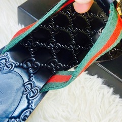本革✨GUCCI✨グッチ✨サンダル✨インターロッキングG✨シェリーライン✨レザーの画像