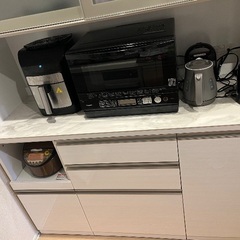 使用1年 ニトリ 組み合わせキッチンボード リガーレ 140cm セラミック天板の画像