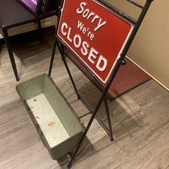 アイアン Open/closed  看板の画像