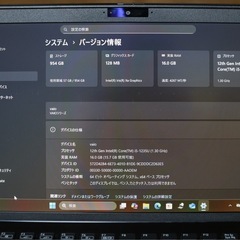 VAIO VJPG21 12世代 i5 16GB 1TB の画像