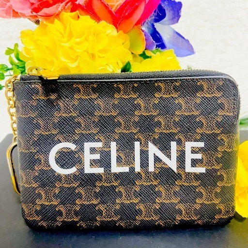 CELINE✨セリーヌ✨財布✨ケース✨トリオンフ✨モノグラム✨キーリング✨