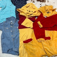 半袖長袖ロンパース　70.80.90の画像