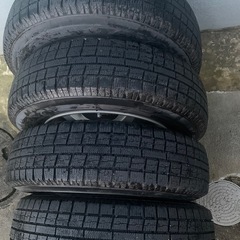 145/80R13 アルミホイール　スタッドレスタイヤの画像