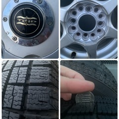 145/80R13 アルミホイール　スタッドレスタイヤの画像