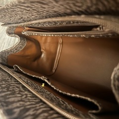 新品未使用　シマカモシカ　革　バッグ　定価98000円　レアの画像