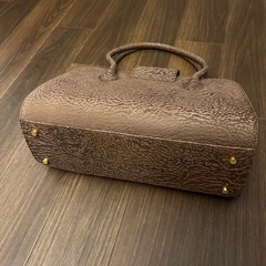 新品未使用　シマカモシカ　革　バッグ　定価98000円　レアの画像