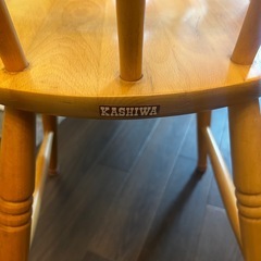 柏木工　KASHIWA　ハイチェア　ベビーチェア　オシャレ　ヴィンテージ　レトロの画像