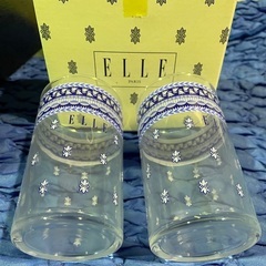 ELLEグラス　コップ　未使用品の画像