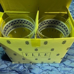 ELLEグラス　コップ　未使用品の画像