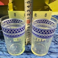 ELLEグラス　コップ　未使用品の画像