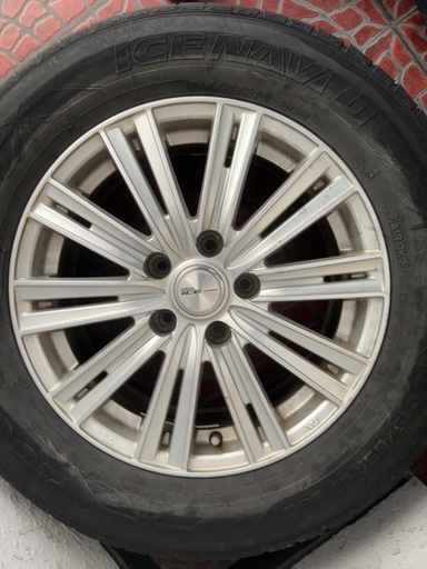 スタッドレスホイールセット 215/65R16 2018年製造 グッドイヤー　アイスナビ6