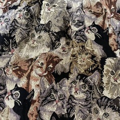 Cat 猫柄 タイトスカート Mサイズ　面白　デザイン　の画像