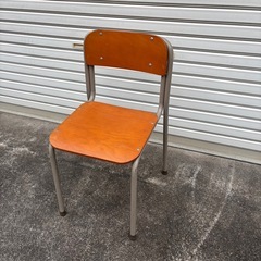 昭和レトロ 学校の椅子 ネコス　2号 学習椅子 当時物の画像