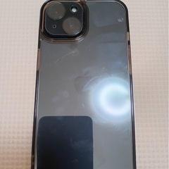 iPhone 15 ブラック　ケース&フィルムつき付き の画像