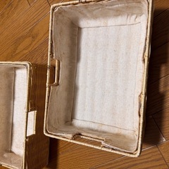 【譲渡先決定しました】デザインカゴ、カゴセットの画像