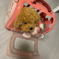 トコトコわんちゃん　お世話ハウス　トイプードル　おもちゃ　の画像