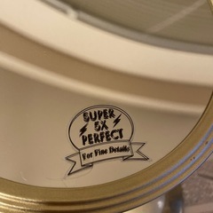 卓上ミラー 5倍拡大 ゴールドの画像