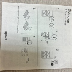 Logicool　KEYS TO GO ワイヤレス Bluetooth キーボードの画像