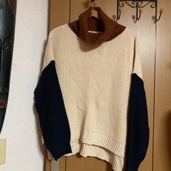 配色ニット♡ゆったりの画像